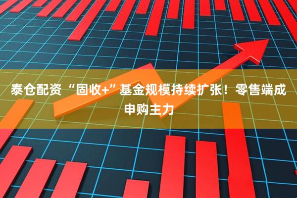 泰仓配资 “固收+”基金规模持续扩张！零售端成申购主力